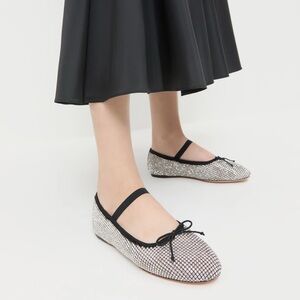 Loeffler Randall Leonie Crystal Ballet Flat